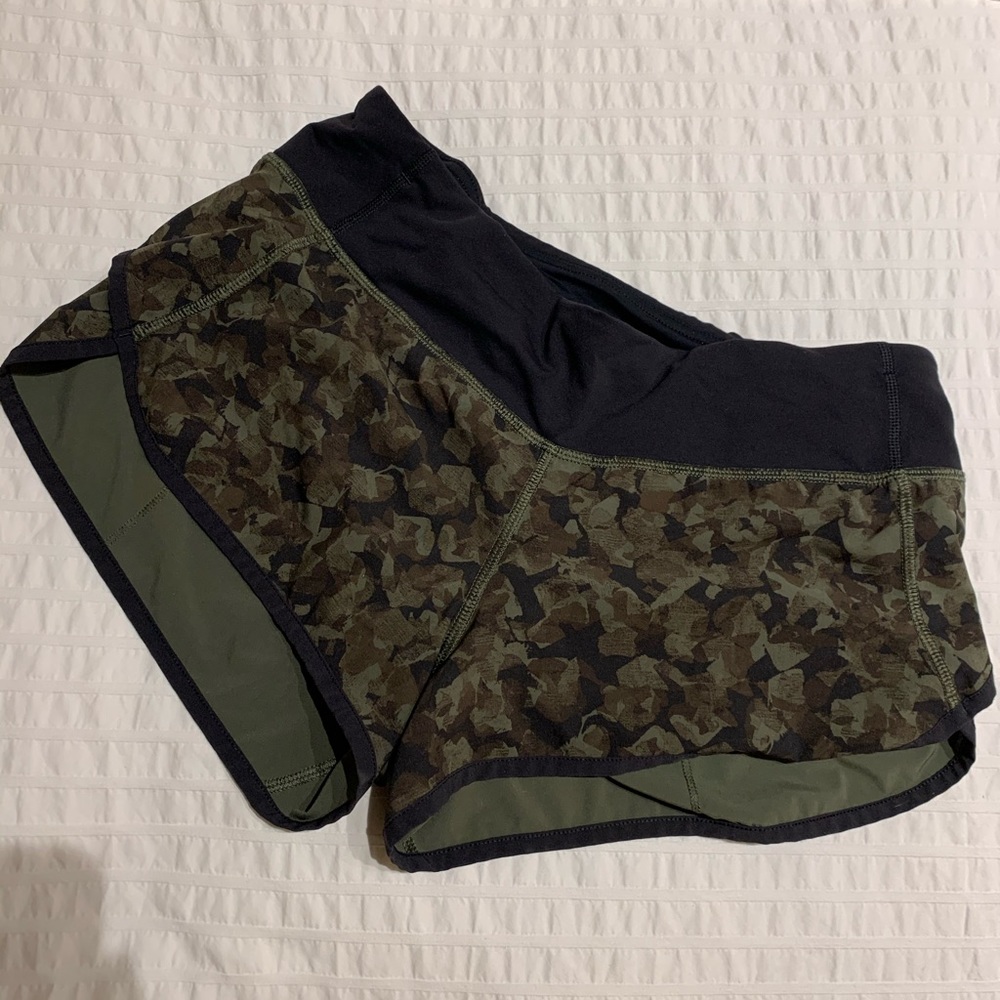 Lululemon camo shorts